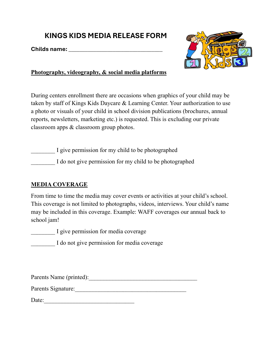 2026 Parent Consent Packet, page 3